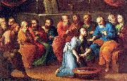 Mota, Jose de la Christ Washing the Feet of the Disciples oil painting picture wholesale